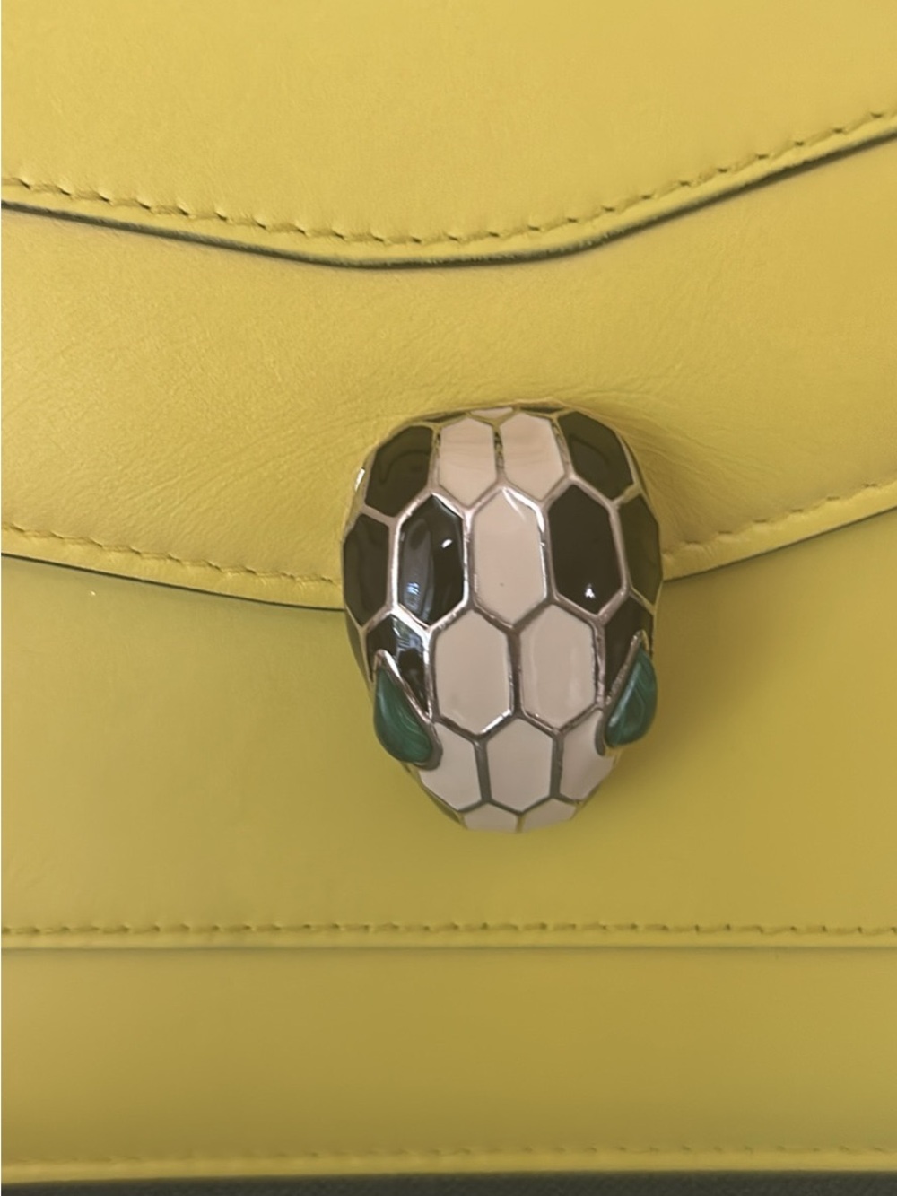 Bvlgari Serpenti Yellow Top-Handle Small Bag - Picture 4 of 6